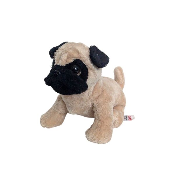 Webkinz Ganz Beige Pug Puppy Dog Plush Stuffed Animal Plush Soft Toy Small - Picture 2 of 8